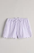 Nordstrom Kids' Gingham Seersucker Shorts