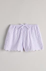 Nordstrom Kids' Gingham Seersucker Shorts
