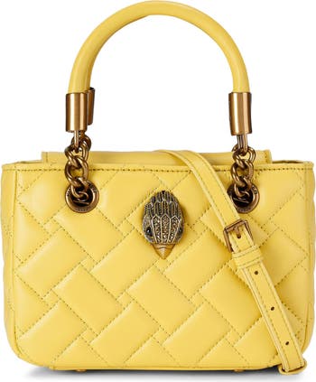 Kensington Croc-Embossed Leather Convertible Shoulder Bag
