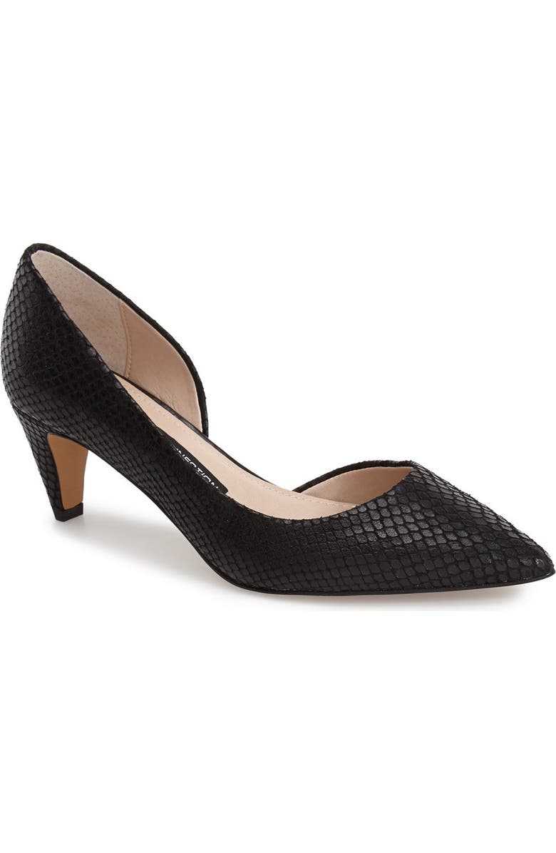 French Connection 'Kandy' Half d'Orsay Pointy Toe Pump, Main, color,