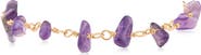 JARDIN Raw Cut Amethyst Bracelet