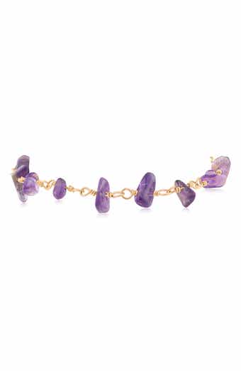 Raw Cut Amethyst Bracelet (Nordstrom Exclusive)