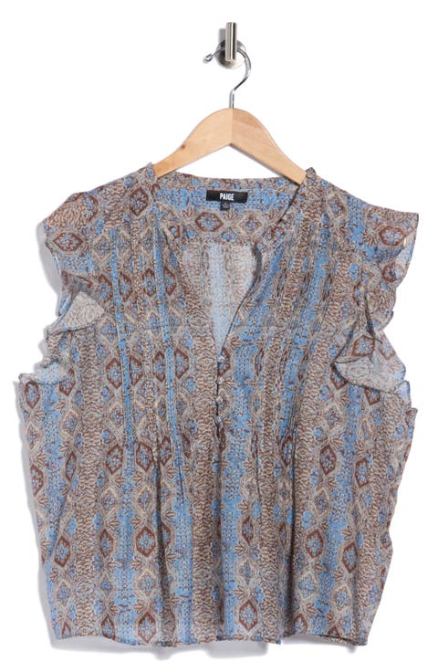 Idris Cotton & Silk Top