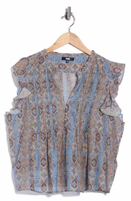 Idris Cotton & Silk Top