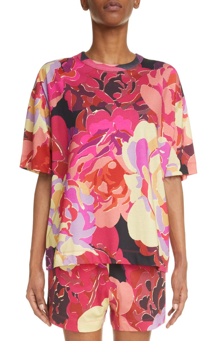 Dries Van Noten Hegels Floral Print T-Shirt, Main, color,