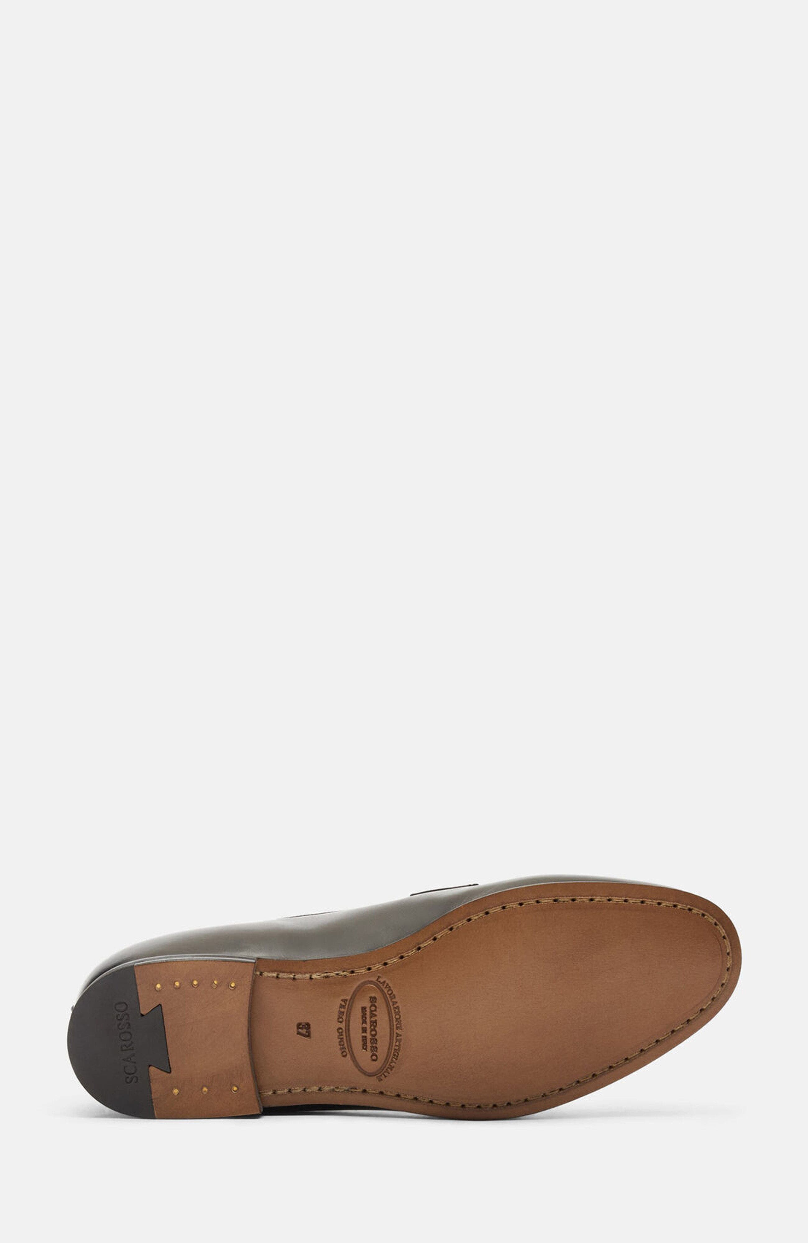 SCAROSSO Valeria Loafers, Alternate, color, Black - Calf