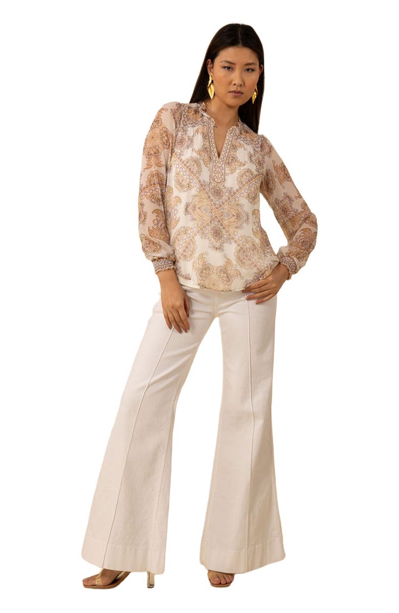 Hale Bob Renata Silk Top, Main, color, 