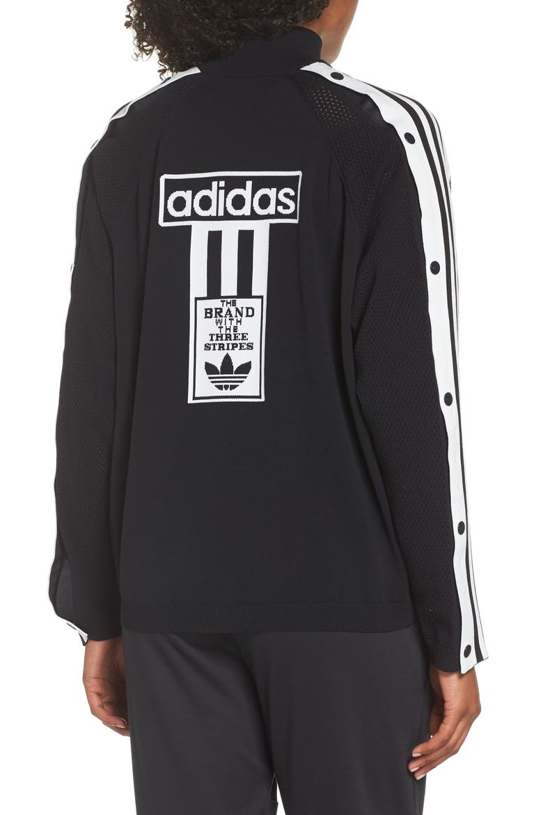 Adibreak Track Jacket, Alternate, color, BLACK