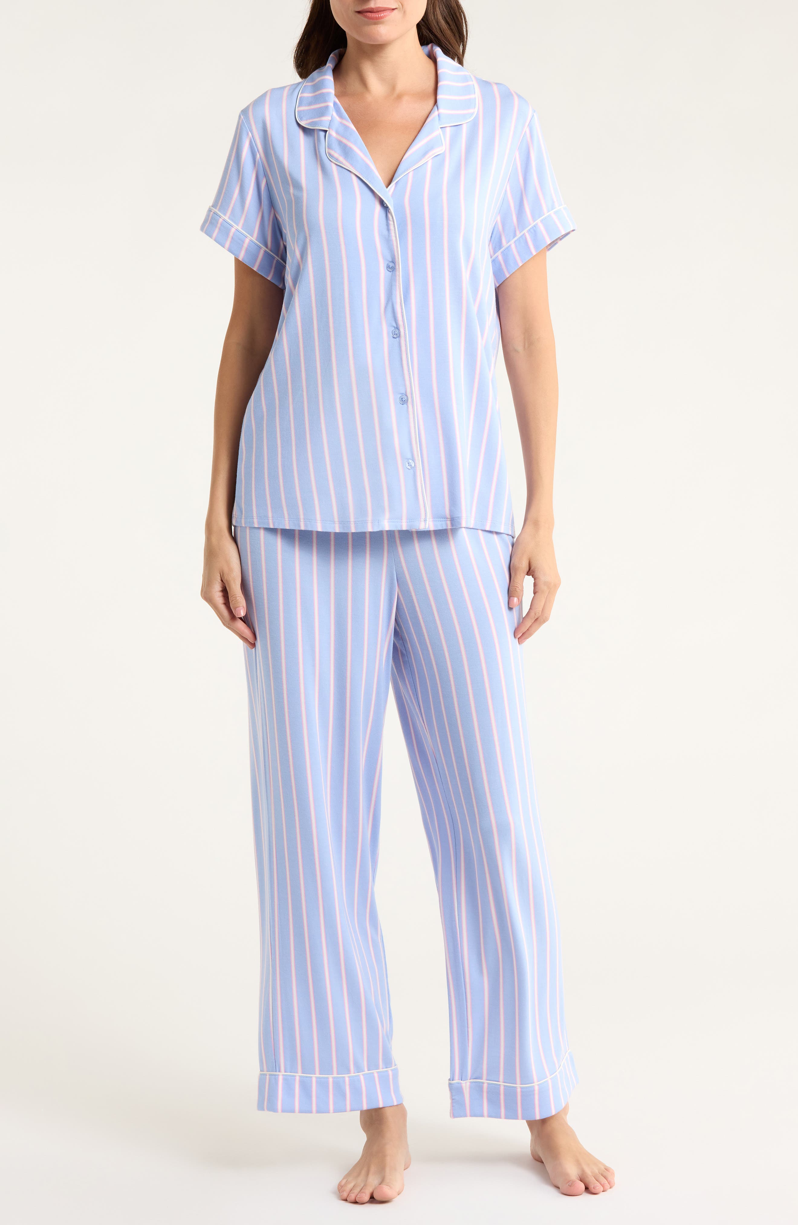 BLUE- IVORY JANE PINSTRIPE