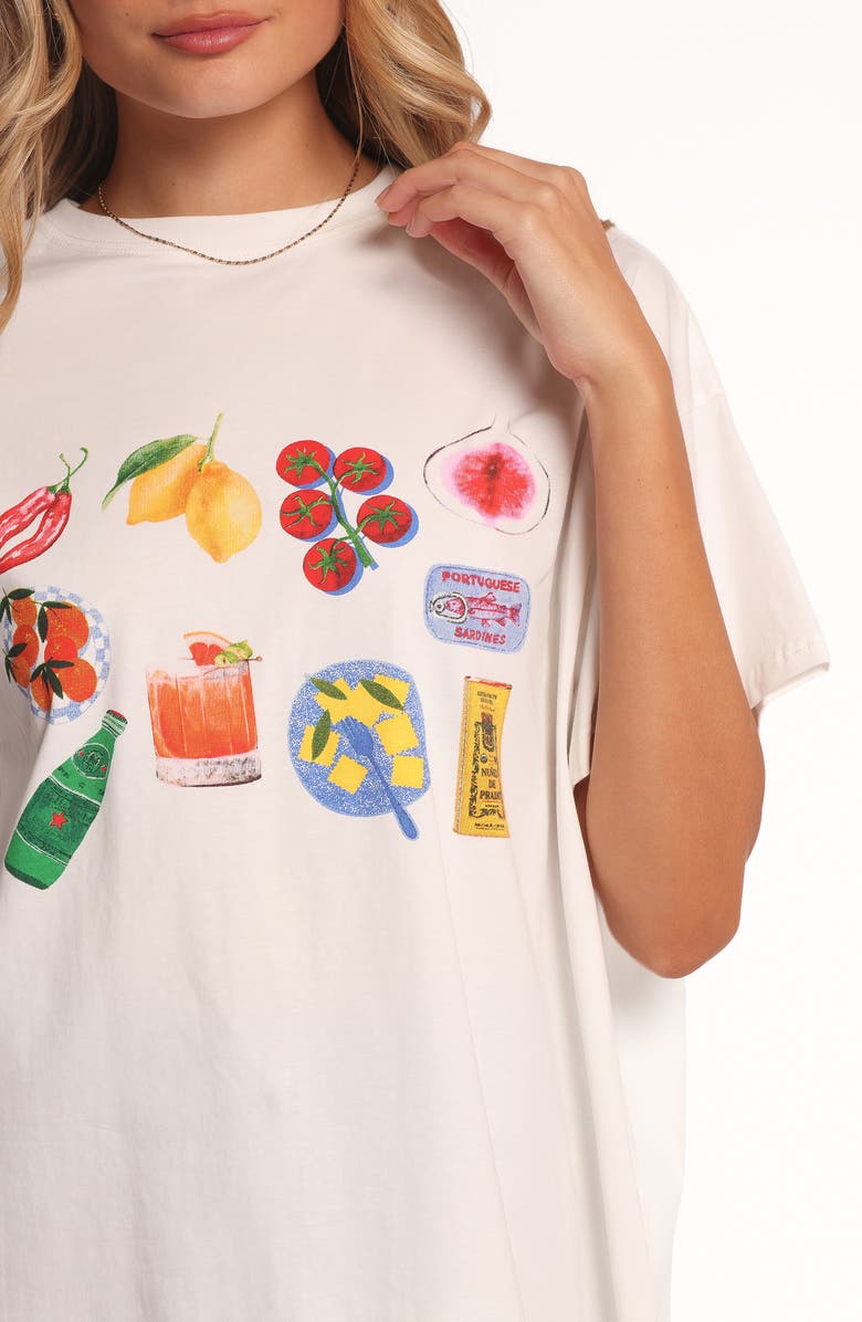 Petal & Pup Alda Cotton Graphic T-Shirt, Alternate, color, White