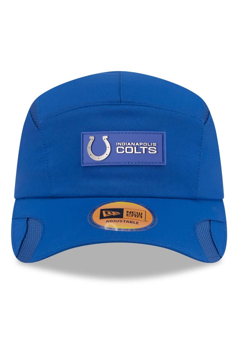 Men's New Era Royal Indianapolis Colts 2025 Sideline  Runner Adjustable Hat, Alternate, color, Royal