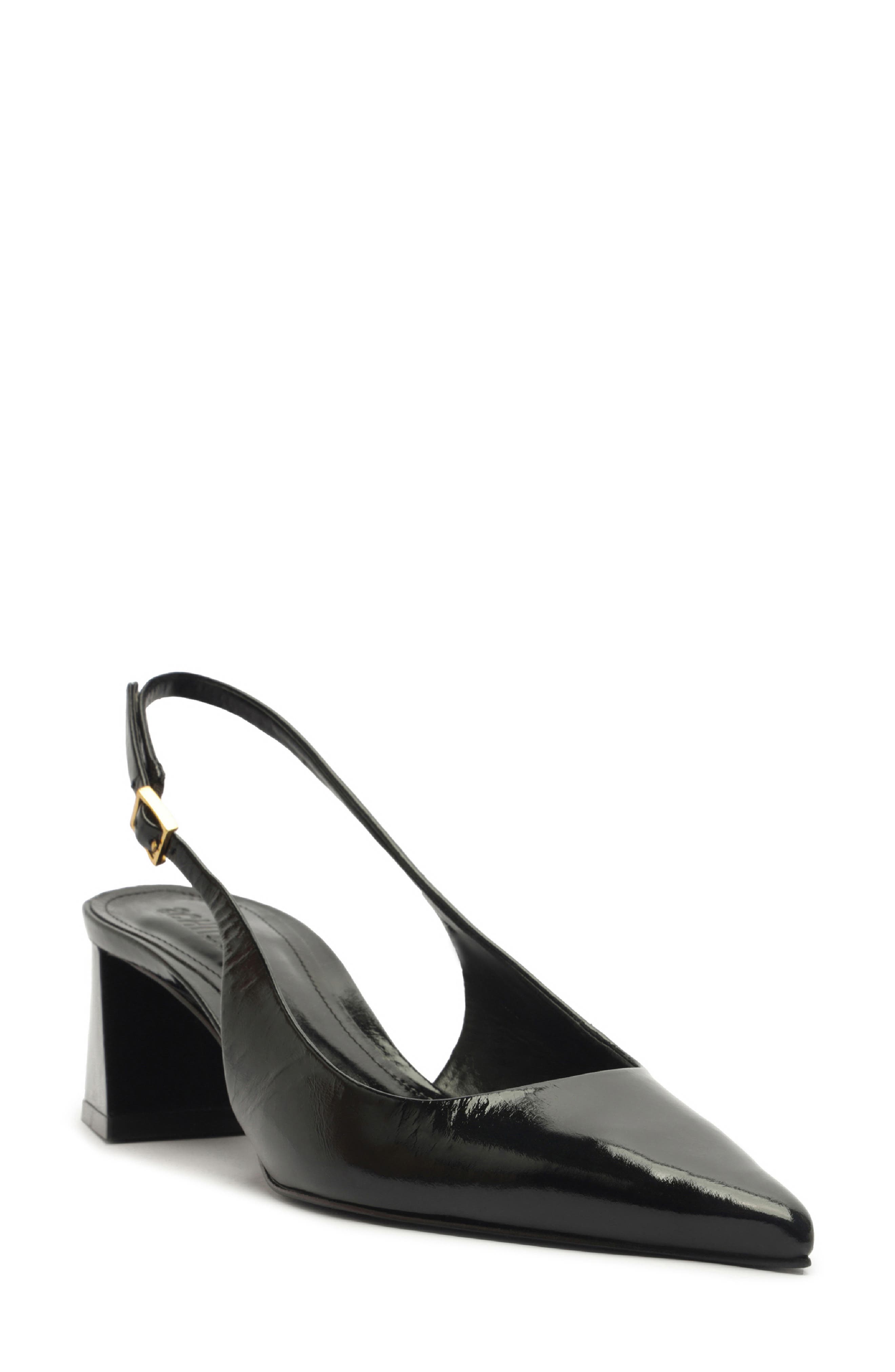 Schutz Rhonda Mid Slingback Pointed Toe Pump, Main, color, 