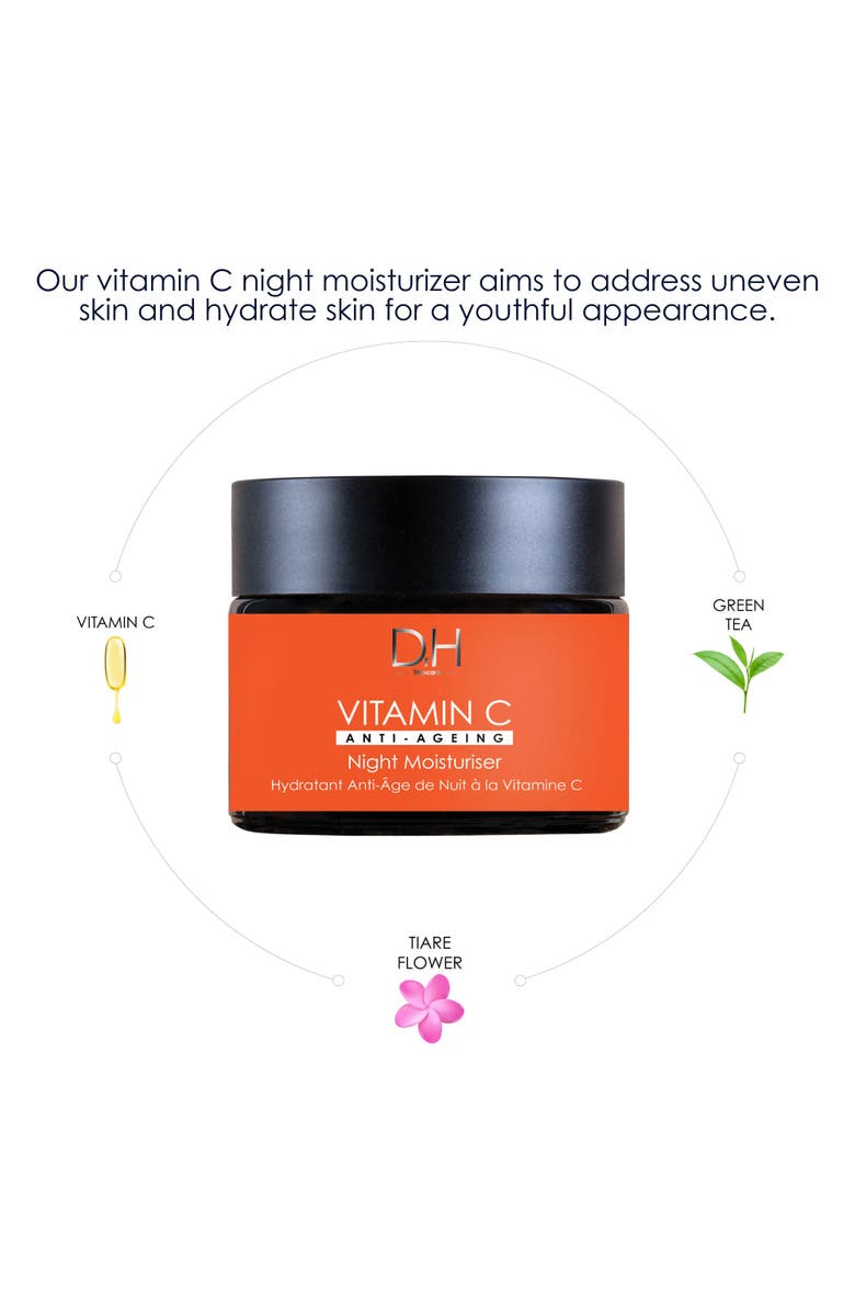 Dr H Vitamin C Anti-Ageing Night Moisturiser 60ml, Alternate, color, White
