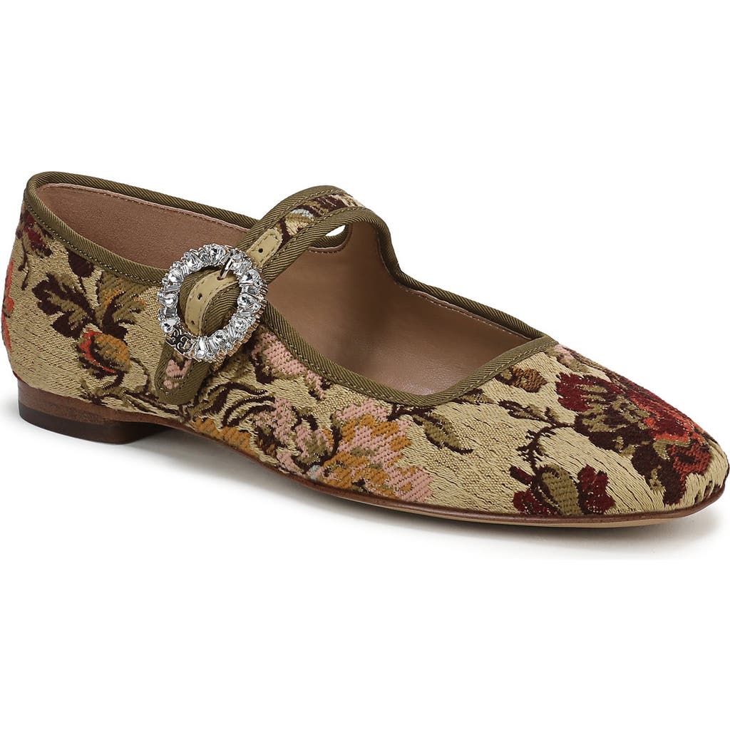 Sam Edelman Michaela Glow Mary Jane Flat In Animal Print