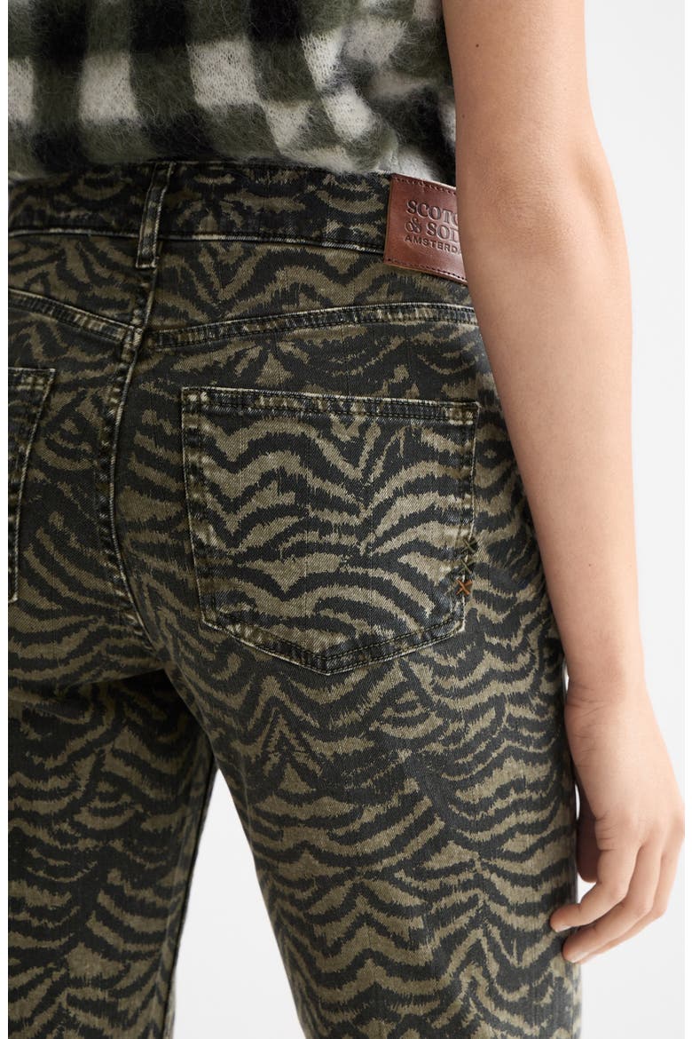 The Sky Print Ankle Straight Leg Jeans, Alternate, color, IKAT FEATHER THYME