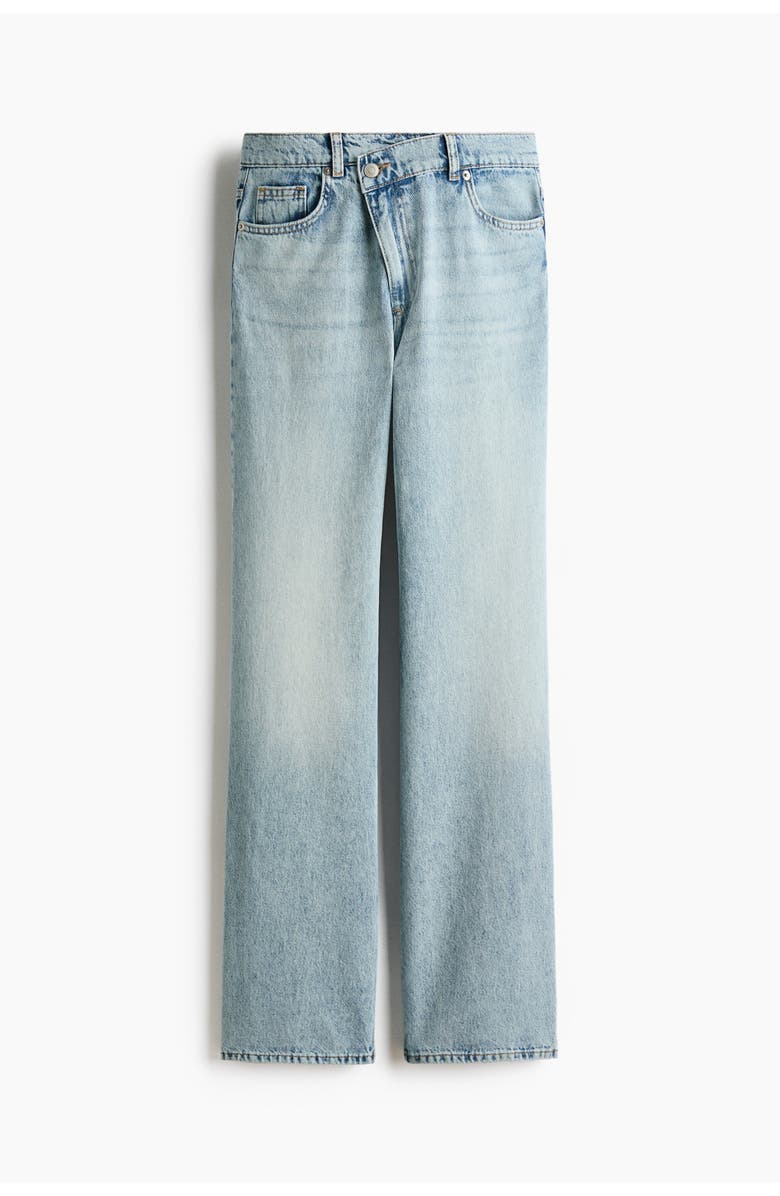 H&M Straight Leg High Waist Jeans, Main, color, 