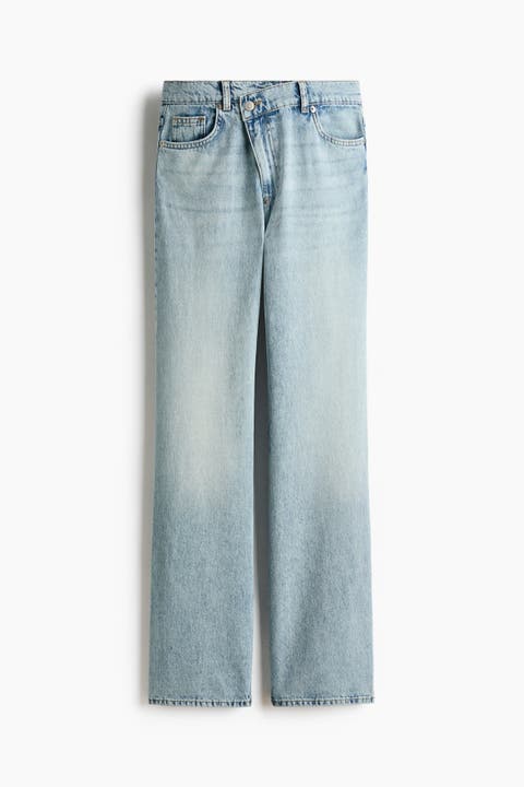 Straight Leg High Waist Jeans