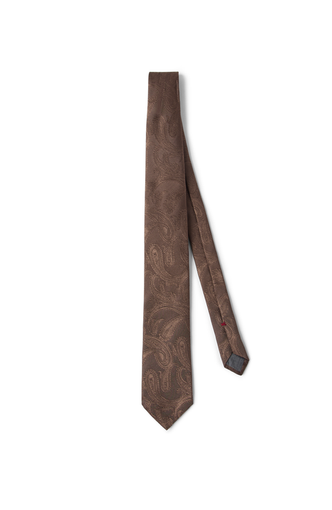 Silk tie with pattern