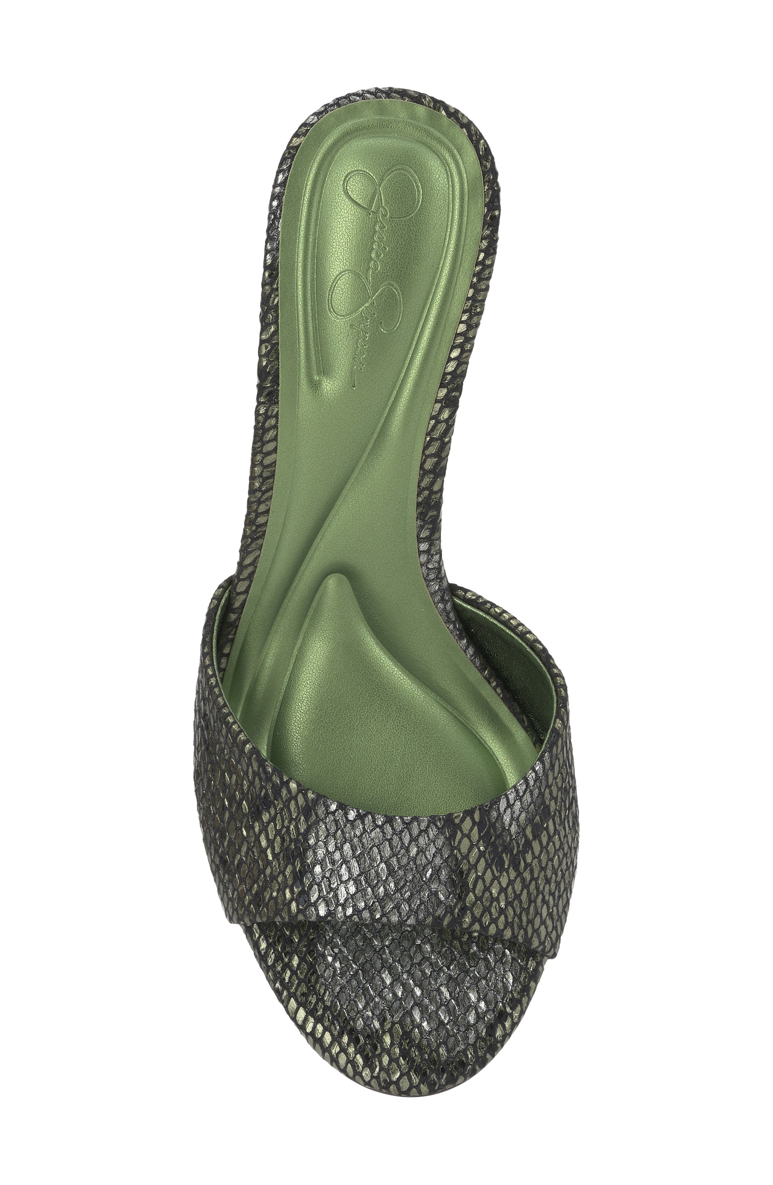Bolir Wedge Slide Sandal, Alternate, color, LIGHT GREEN