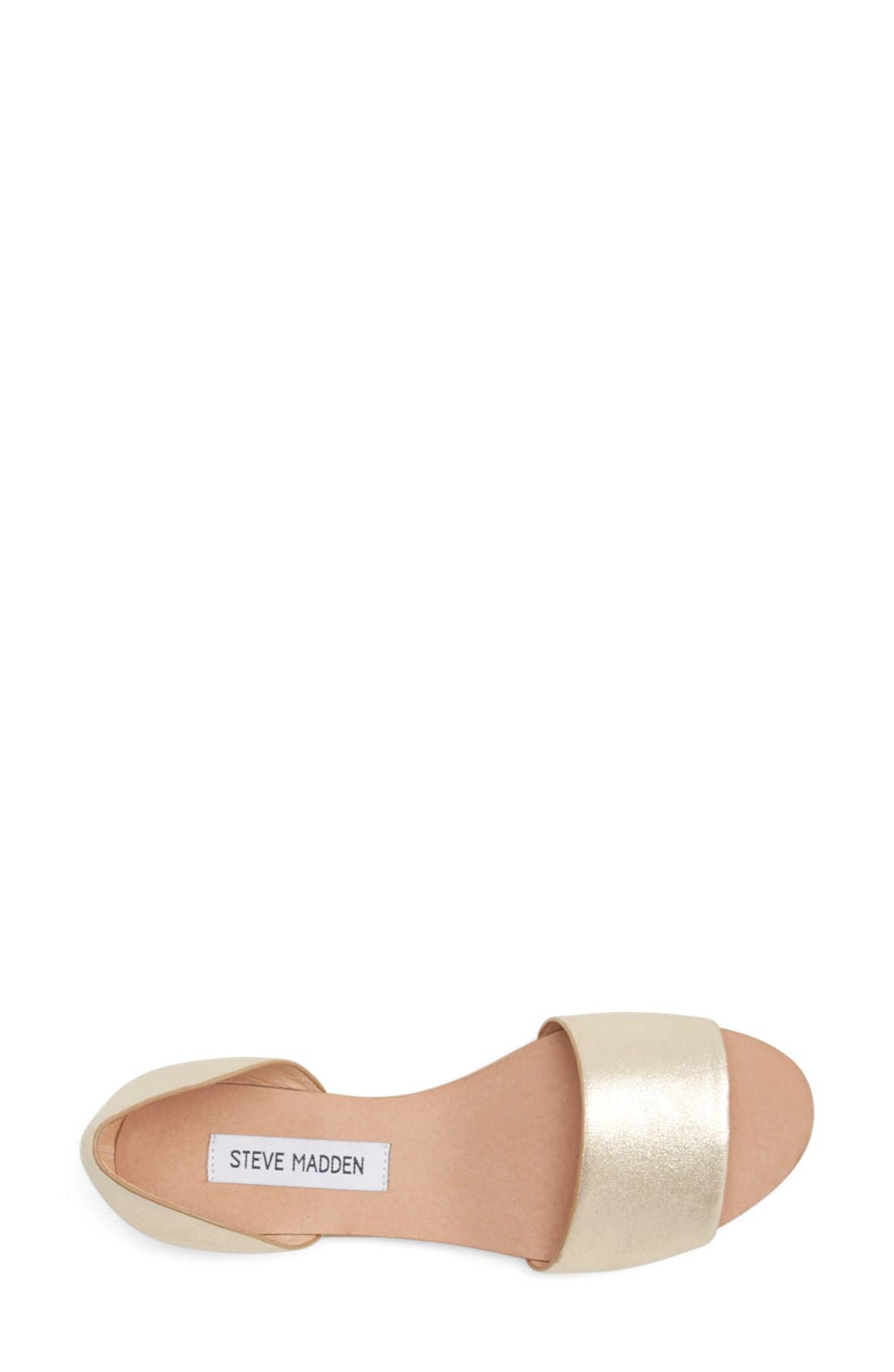 'Twostp' d'Orsay Sandal, Alternate, color, GOLD LEATHER