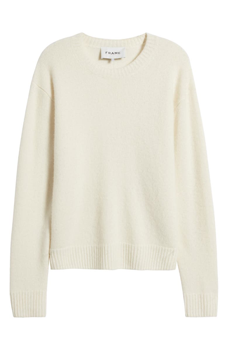 FRAME Cashmere & Silk Crewneck Sweater, Alternate, color, 