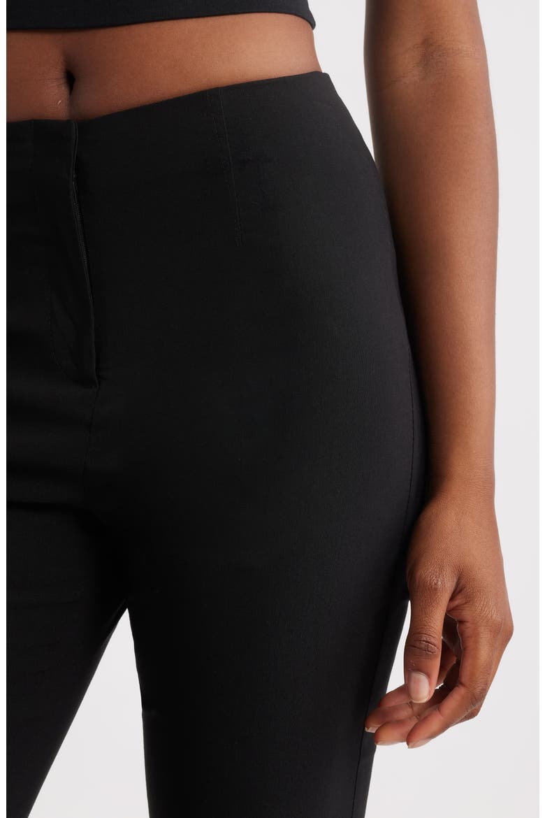 Bengaline Capri Pants, Alternate, color, BLACK