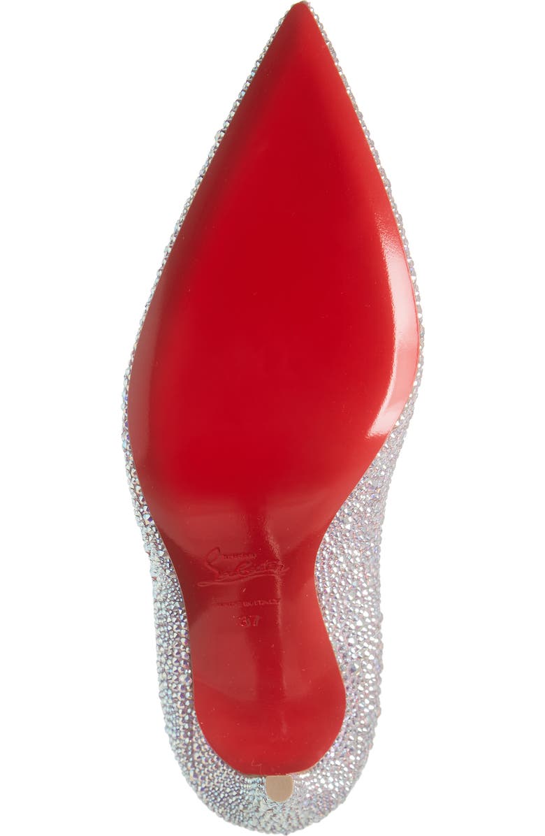 Christian Louboutin Chrisitian Louboutin Kate Crystal Embellished Pointed Toe Pump, Alternate, color,