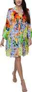 RANEES Cotton Tiered Cover-Up