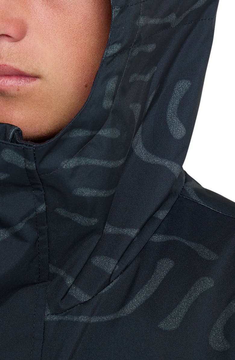 Quiksilver Mission Water Resistant WarmFlight<sup>®</sup> Insulated Jacket, Alternate, color, Black