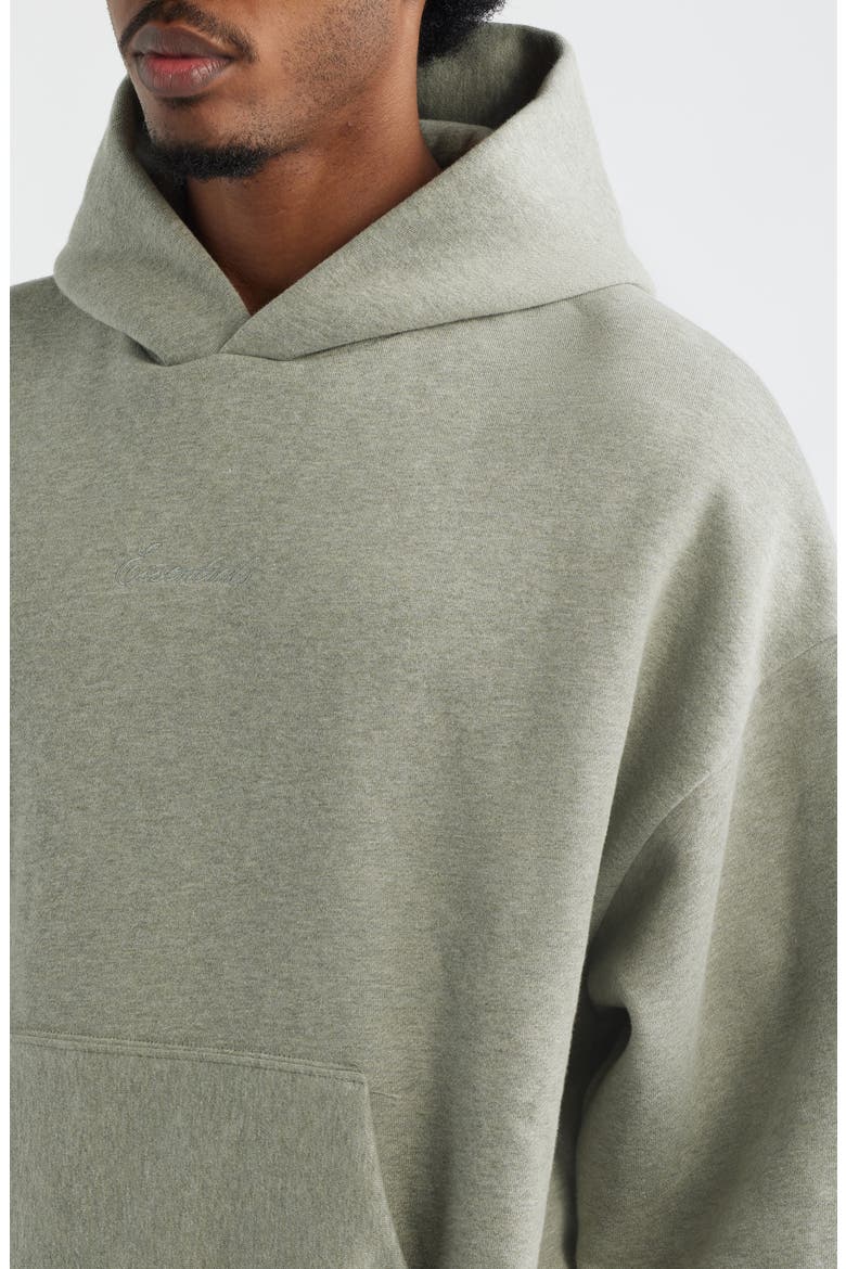 Signature Classic Fit Hoodie, Alternate, color, CONCRETE/DARK CONCRETE HEATHER