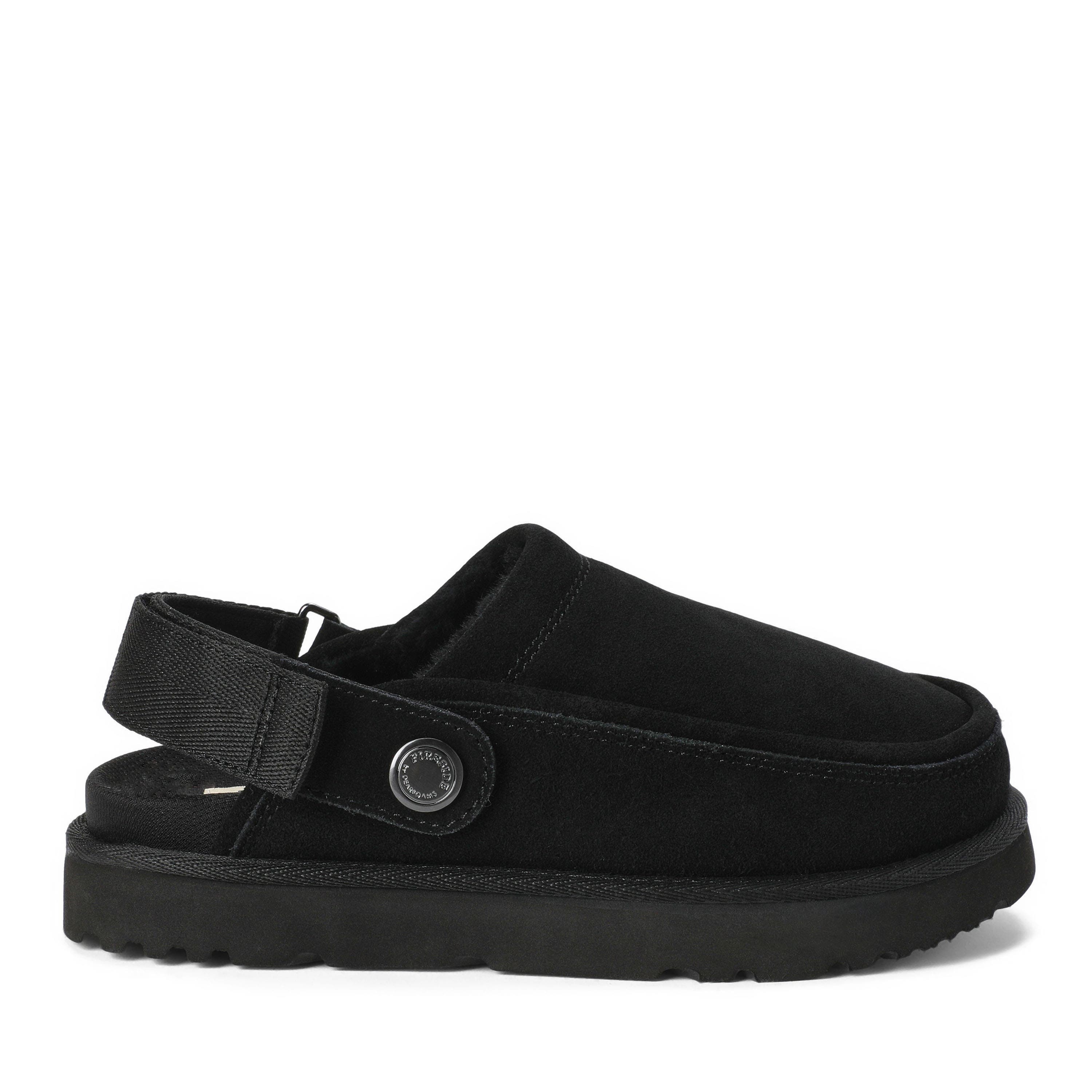 Fireside Coin Convertible Mule Slippers, Alternate, color, Black