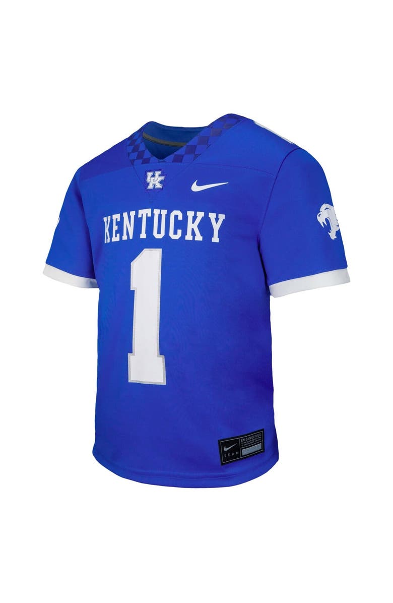 Nike Youth Nike #1 Royal Kentucky Wildcats Untouchable Replica Game Jersey, Alternate, color, Royal