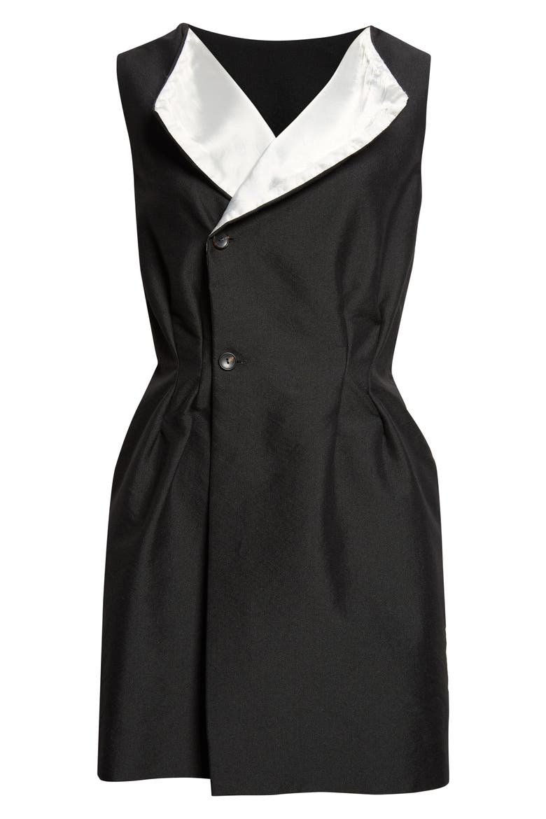 Flirt Sleeveless Minidress, Alternate, color, NOIR