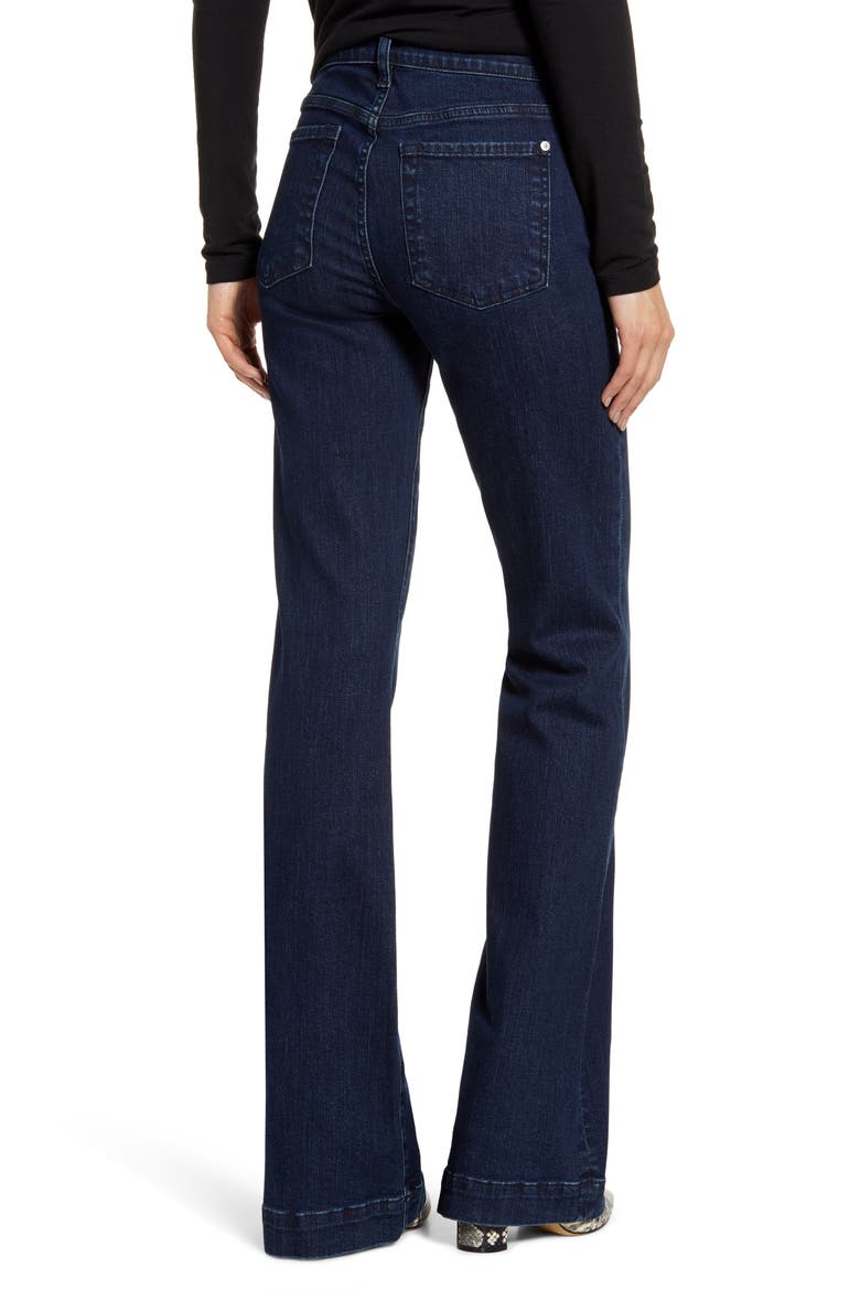 7 For All Mankind® Dojo Flare Jeans, Alternate, color, AUTHENTIC FATE RINSE