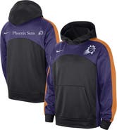 Nike Men's Nike Black/Purple Phoenix Suns Authentic Starting Five Force Performance Pullover Hoodie