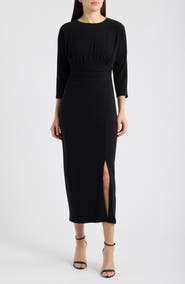 Vince Camuto Ity Tucked Dolman Sleeve Dress