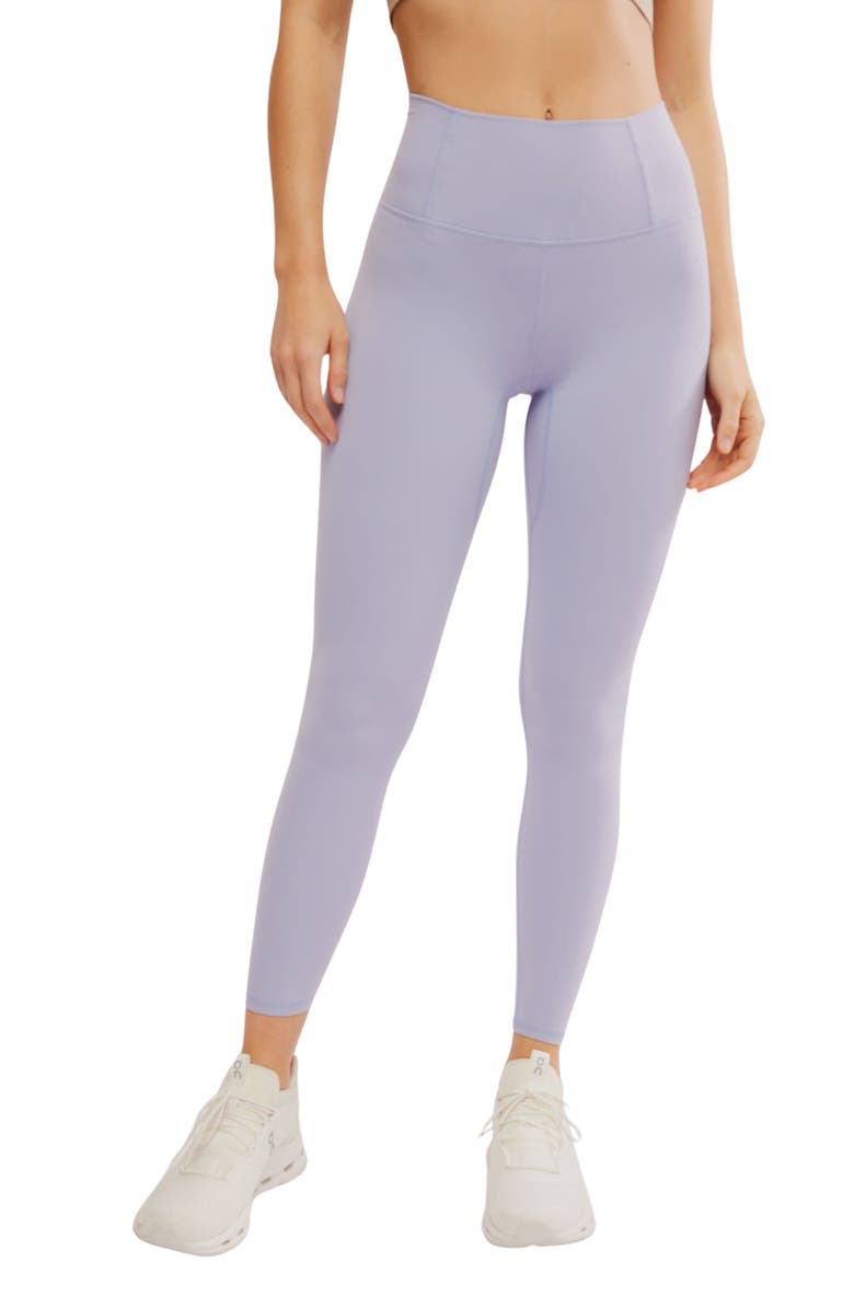 Free People FP Movement Never Better High Waist Leggings, Main, color, Platinum