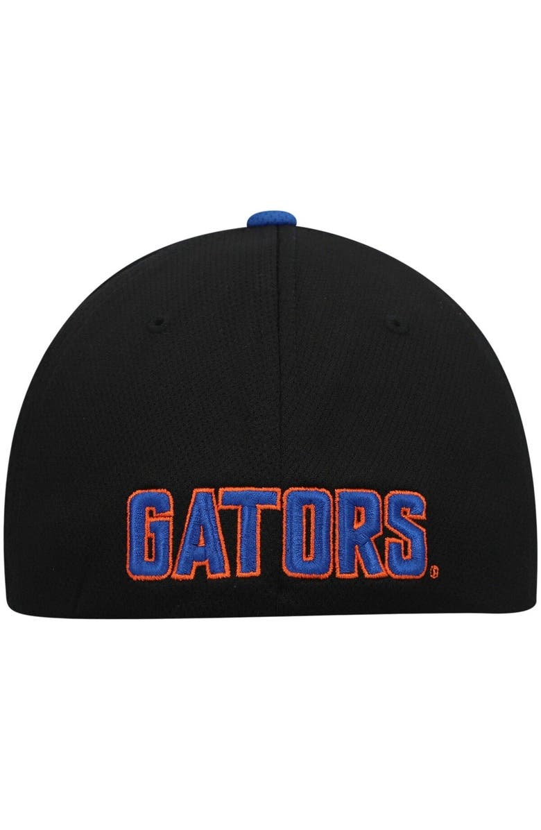 TOP OF THE WORLD Men's Top of the World Black/Royal Florida Gators Two-Tone Reflex Hybrid Tech Flex Hat, Alternate, color,
