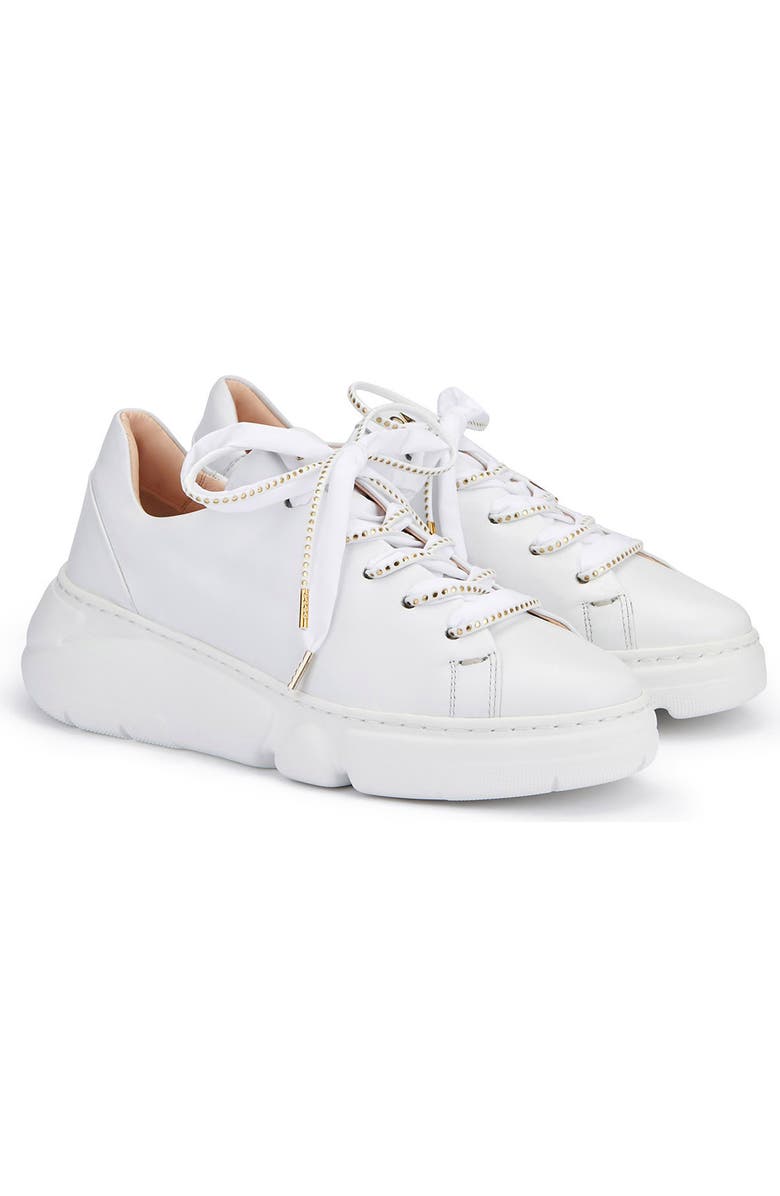 AGL Shiela Leather Chunky Sneaker, Main, color,