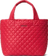 MZ Wallace Small Metro Deluxe Quilted Seersucker Tote