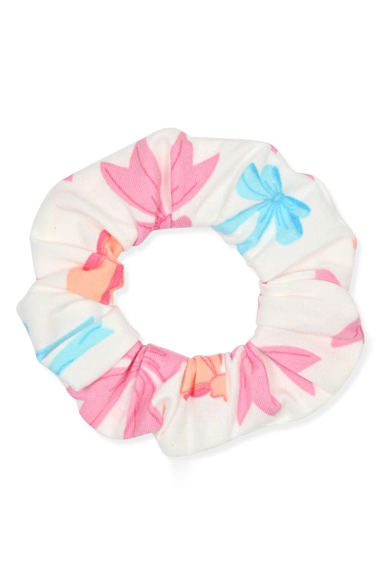 SLEEP ON IT Kids' Two-Piece Coat Pajamas & Scrunchie Set, Alternate, color, White