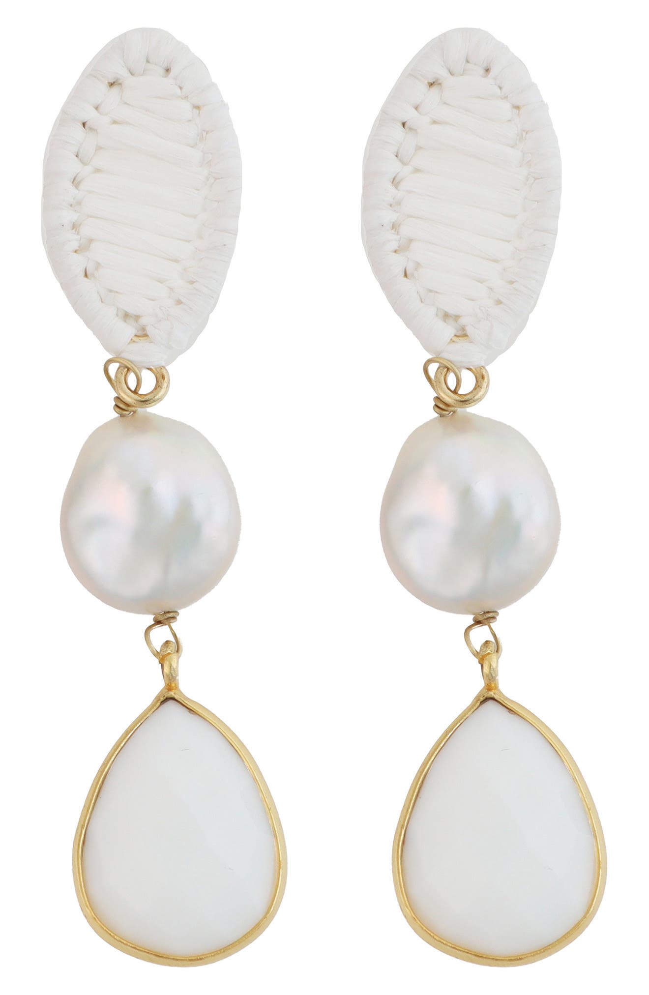 Panacea Linear Drop Earrings