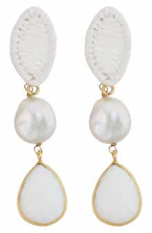 Panacea Linear Drop Earrings