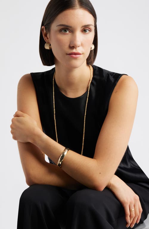 Nordstrom Twisted Wide Hoop Earrings In Gold