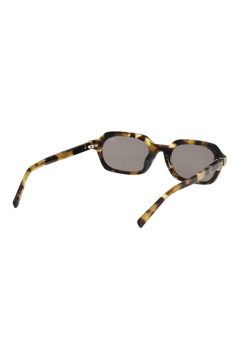 50mm Oval Sunglasses, Alternate, color, COLOURED HAVANA / GREEN