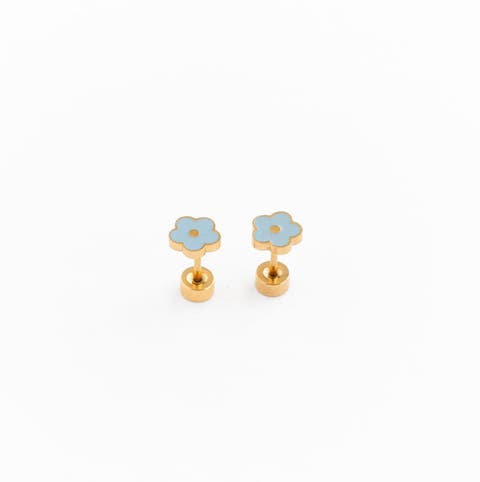 Petite Flower Stud Earrings