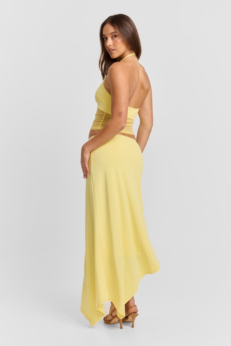 Lyra Maxi Skirt, Alternate, color, Yellow