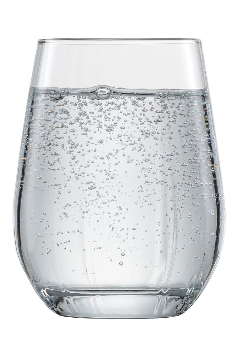 Prizma Set of 6 Tumblers, Alternate, color, CLEAR