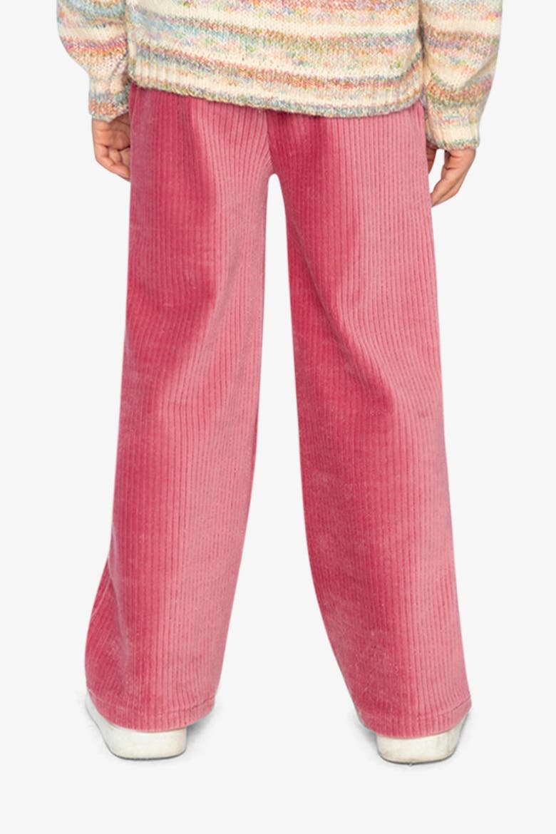 Velour Elastic Waist Flare Pants, Alternate, color, Raspberry Pink