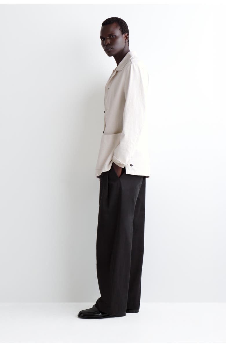 COS Denim Overshirt, Alternate, color, Off-White